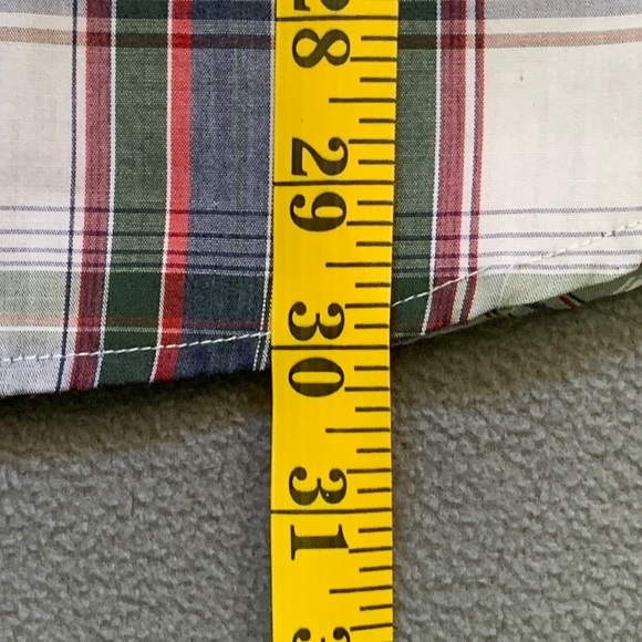 Knights of Round Table Mens Button Down Cotton Short Sleeve Plaid Shirt - Picture 7 of 7